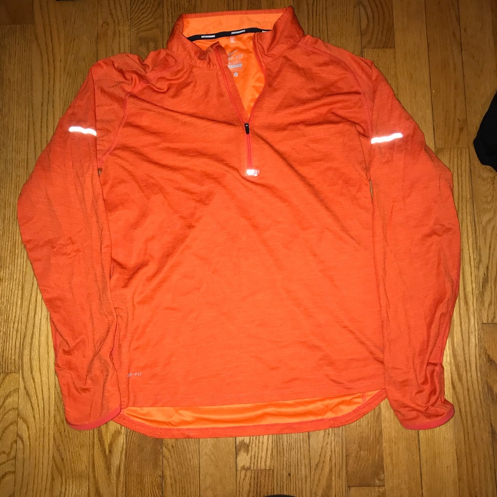 Nike dryfit quarter zip running sweatshirt